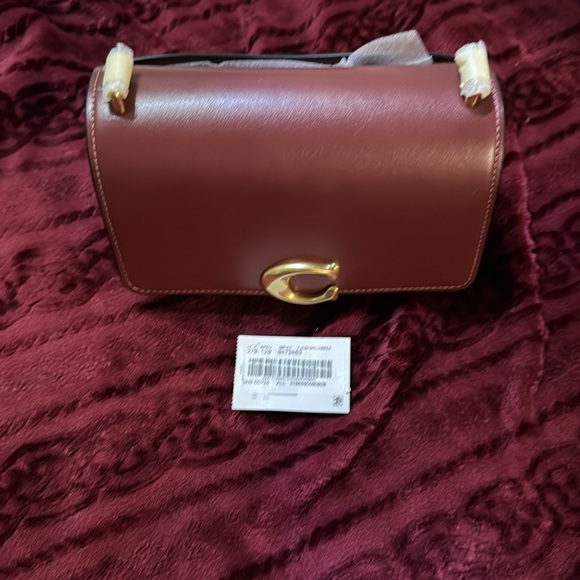 Coach Bandit Crossbody Bag in Wine - Picture 5 of 8